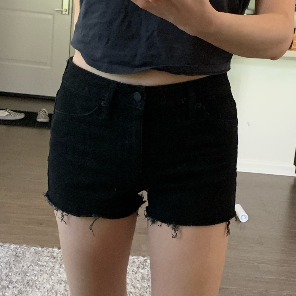Black shorts